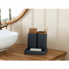 English Home Olivia 3'lü Banyo Seti Antrasit