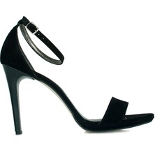 Fitbas 111033 008 Kadın Siyah Süet Büyük & Küçük Numara Ayakkabı