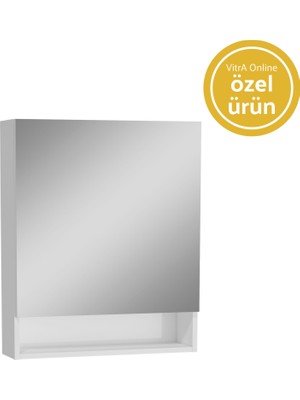 VitrA Ardea 66113 Dolaplı Ayna , 60 cm, Parlak Beyaz, Sol