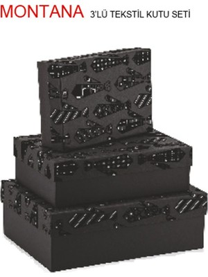 Gıpta Montana 3'lü Tekstil Hediye Kutusu Set 4-BX12550-2161