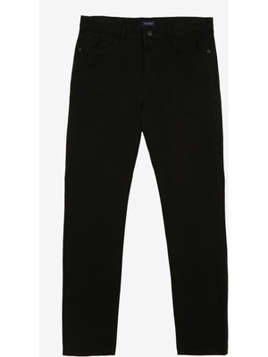 Fabrika Siyah Erkek Normal Chino Pantolon F3WM-PNT164