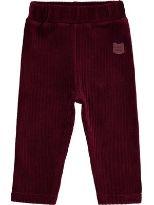 Civil Baby Kız Bebek Tayt 6-18 Ay Bordo