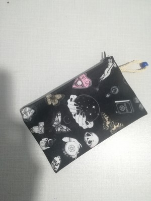 Owl Bag  Gotik Sihirli Küre Desenli Tasarım Kalemlik-Cüzdan - 13 x 20