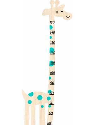 Ahtek Ahtek_yapboz Zürafa Hayvanlı Boy Ölçer