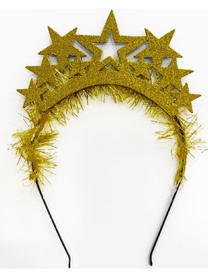 Kidspartim Yıldız Gold Metal Taç