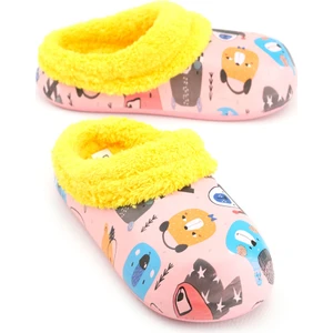 Kışlık Içi Peluşlu Kız Çocuk Ev Bahçe Terlik
