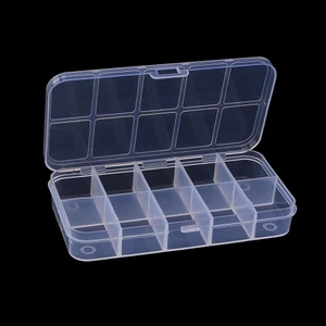 Sepeti 10 Bölmeli Kapaklı Organizer Kutu 132X69X22 mm
