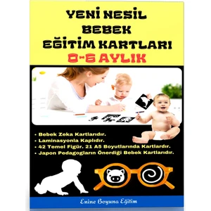 Yeni Nesil Bebek Eğitim Kartları 0 - 6 Ay