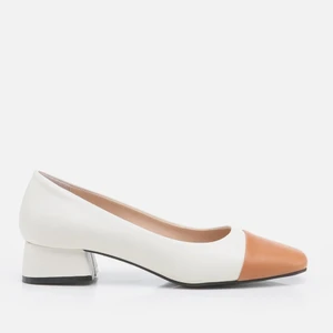 01AYH274730A313 Hakiki Deri Bej Kadın Loafer