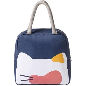 Karikatür Termal Yalıtım Çantası, Pirinç Termal Yalıtım Çantası Olan Ofis Çalışanı, Öğle Yemeği Kutusu El Çantası (Yurt Dışından)