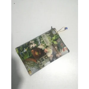 Owl Bag  Fairycore Aesthetic Fairy Garden Desenli Tasarım Kalemlik-Cüzdan - 13 x 20