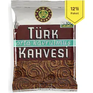 Kahve Dünyası 12li Eko Paket Orta Kavrulmuş Türk Kahvesi 100gr
