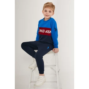 U.S. Polo Assn. Mavi Erkek Çocuk Eşofman Takımı