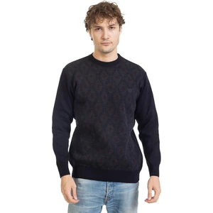 Mutlu City Erkek Orta Yaş ve Üzeri Sıkı Dokuma Triko Örgü Akrilik Kışlık Baba Yuvarlak Yaka Kazak 2078