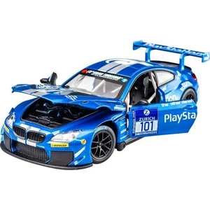 Yeni 1:24 M6 Gt3 Le Mans Yarış Ücretsiz Tekerlek Yüksek Parlak Spor Yarış Modeli Oyuncak Die Döküm Metal Alaşım Minyatür Erkek Hediye | Diecasts & Amp;oyuncak Araçlar (Mavi) (Yurt Dışından)