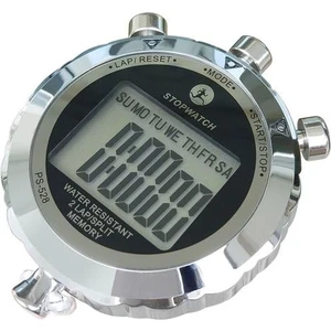 Profesyonel Dijital Kronometre Zamanlayıcı Taşınabilir Spor Koşu Chronograph Eğitim Kronometre Çok Işlevli El Relogio Reloj | Zamanlayıcıları (Gümüş) (Yurt Dışından)