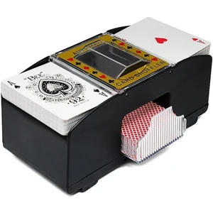 Shuffler Otomatik Kart Shuffler Elektronik Poker Kart Kıyma Makinesi Pil Kumandalı Kartlar Kumarhane Için Takım Oynama Aracı | Oyun Kartları (Yurt Dışından)