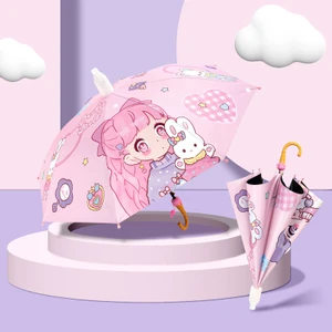 Çocuk Şemsiyesi, Kız, Erkek, Ilkokul Öğrencisi, Düz Direk, Kavisli Uzun Saplı Şemsiye, Güneşli Veya Yağmurlu Şemsiye (Yurt Dışından)