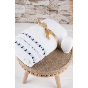 Baveno Home %100 Pamuk Ikili 50X70 cm Nakışlı Havlu Seti