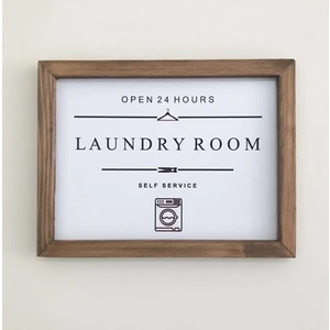 Wooden Factory Banyo Laundry Room Ahşap Çerçeve