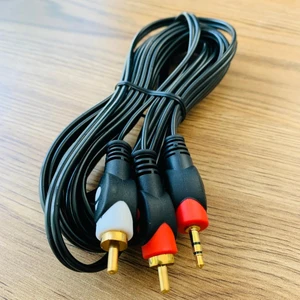 Ata Elektronik 5 Metre 3.5 Mm. 2 Rca Line Aux Ses Kablosu Bilgisayar Anfı Bağlantı Kablosu 1.5m 2rca 1 Aux 5m