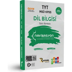 Rasyonel Yayınları TYT MSÜ KPSS ALES Navigasyon Dil Bilgisi Soru Bankası