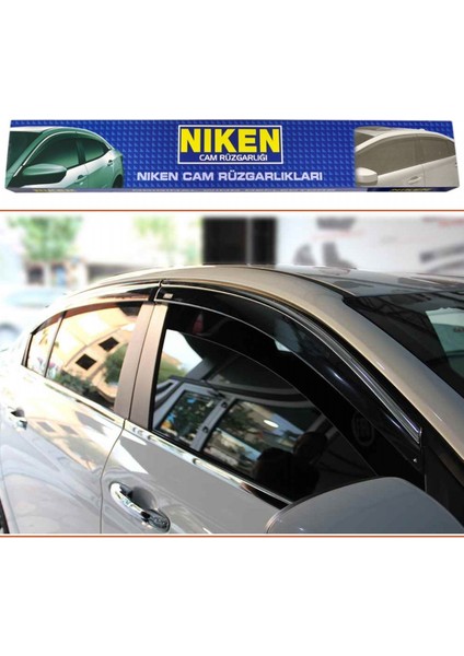 Opel Mokka 2012 Sonrası Kromlu Cam Rüzgarlığı 4lü