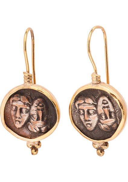 Antik Roma Para Altın Kaplama Kadın Küpe fiyatları