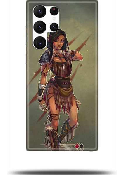 Samsung Galaxy S22 Ultra Kılıf Hd Baskılı Kılıf - 0089