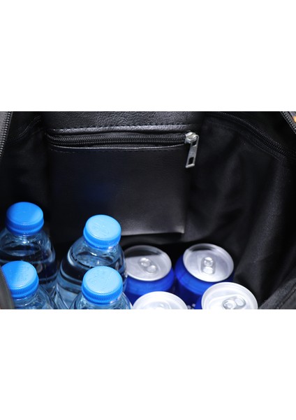 Mizeypembe Hasır Desenli Coolerbag (Soğutucu Çanta)