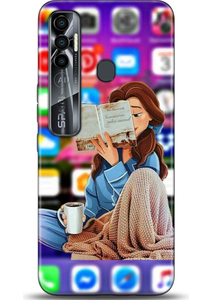 Tecno Spark 7 Pro Kılıf Hd Baskılı Kılıf - 0674
