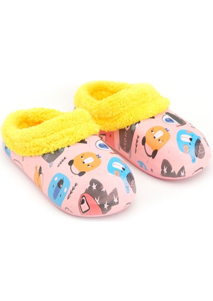 Kışlık Içi Peluşlu Kız Çocuk Ev Bahçe Terlik indirimleri