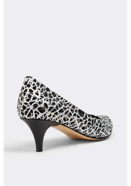 Kadın Topuklu Deri Ayakkabı 052Y21K10005 fırsatları