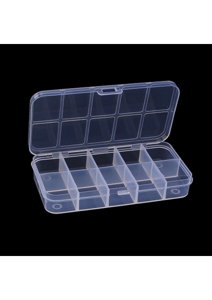 Sepeti 10 Bölmeli Kapaklı Organizer Kutu 132X69X22 mm