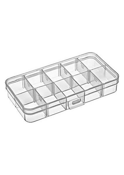 Sepeti 10 Bölmeli Kapaklı Organizer Kutu 132X69X22 mm fiyatları