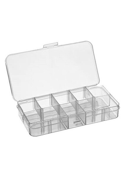 Sepeti 10 Bölmeli Kapaklı Organizer Kutu 132X69X22 mm indirimleri