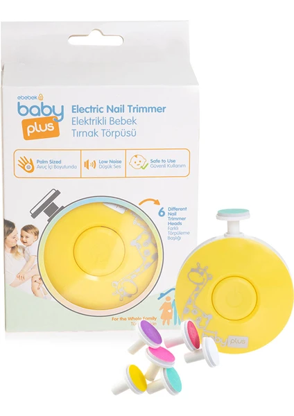 Baby Plus Elektrikli Bebek Tırnak Törpüsü