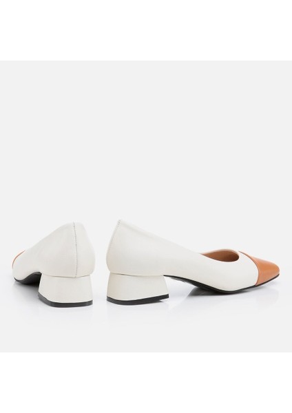 01AYH274730A313 Hakiki Deri Bej Kadın Loafer modelleri