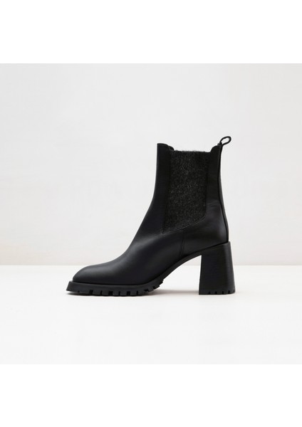 Twıgy-Tr Bot Orta Boy Botlar;şık Bot - Siyah modelleri