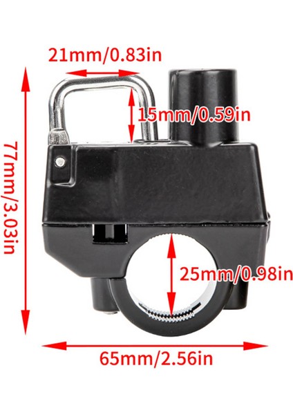 22MM-25MM Bisikleti Için Motosiklet Kilidi (Yurt Dışından) fırsatları