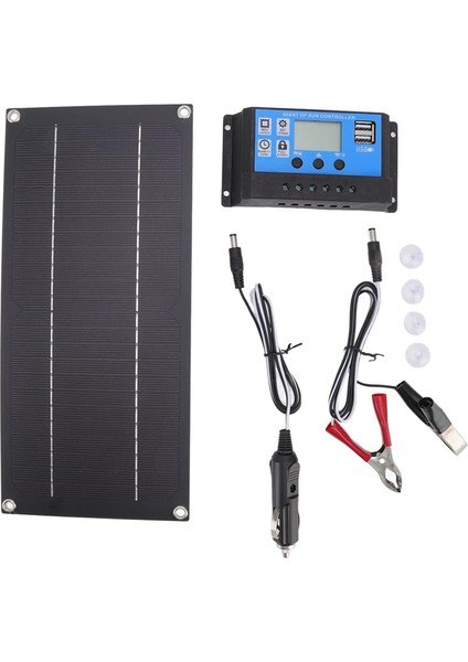 Taşınabilir 30W Güneş Paneli Kiti 18V (Yurt Dışından)