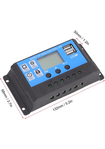 Taşınabilir 30W Güneş Paneli Kiti 18V (Yurt Dışından)