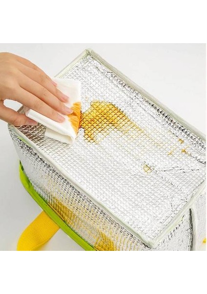 Pu Su Geçirmez Kalınlaşmış Öğle Yemeği Kutusu Çantası, Öğrenciler ve Ofis Çalışanları Öğle Yemeği Çantaları, Basit Düz Renkli Yalıtım Çantası Getiriyor (Yurt Dışından) modelleri