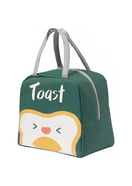 Karikatür Sevimli Eğlenceli Yalıtım Çantası, Büyük Kapasiteli Portatif Öğle Yemeği Kutusu Çantası, Öğle Yemeği Taşınabilir Çanta (Yurt Dışından)