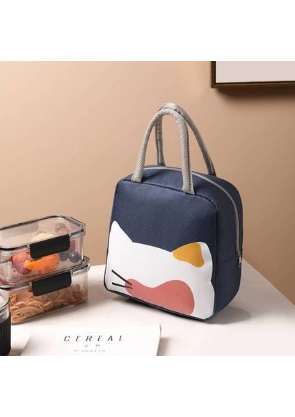 Karikatür Termal Yalıtım Çantası, Pirinç Termal Yalıtım Çantası Olan Ofis Çalışanı, Öğle Yemeği Kutusu El Çantası (Yurt Dışından) fırsatları