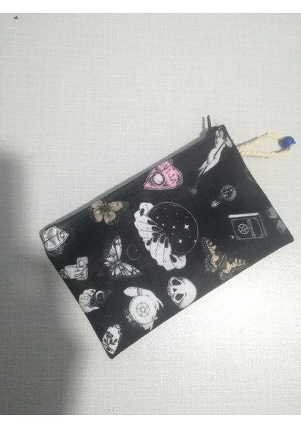 Gotik Sihirli Küre Desenli Tasarım Kalemlik-Cüzdan - 13 x 20