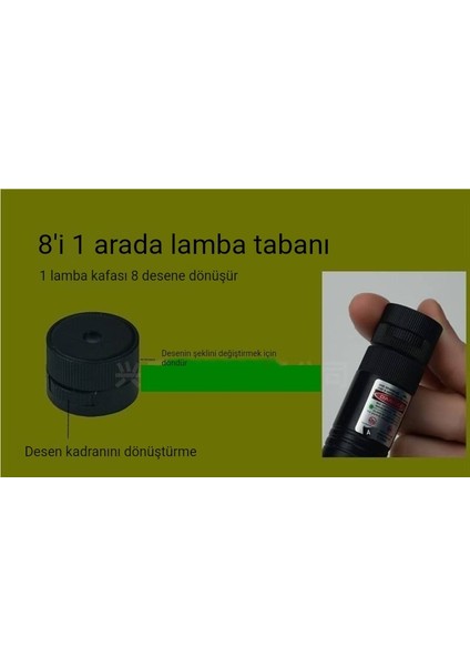 USB303 Şarj Edilebilir Lazer Işaretleme El Feneri Gypsophila Kızılötesi Lazer Lamba (Yurt Dışından)