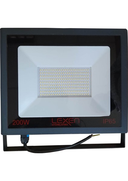 200 Watt 18000 Lm 6500K Beyaz Işık LED Projektör IP66