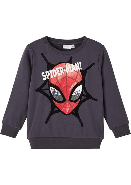 Spiderman Antrasit Erkek Çocuk Sweatshirt 13221195