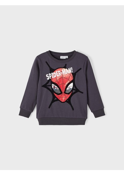 Spiderman Antrasit Erkek Çocuk Sweatshirt 13221195